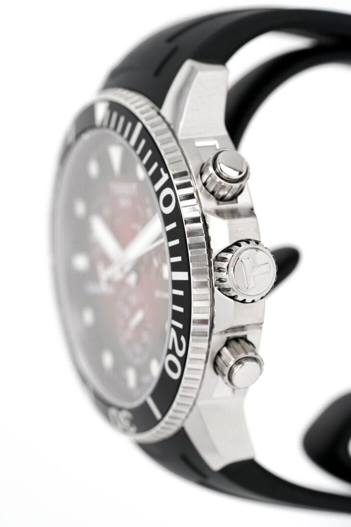 Tissot Chronograph Watch SEASTAR 1000 Red Rubber - T120.417.17.421.00 - Image 4